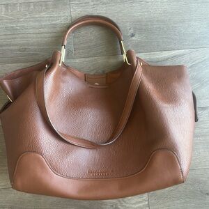 Sondra Roberts New York Squared Vegan Leather Tote Shoulder Bag